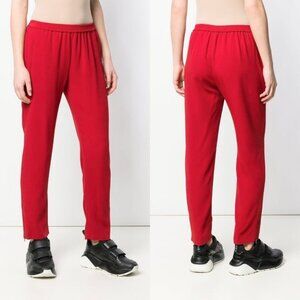 Stella McCartney Tamara Trousers Coral Red Womens Size 38 or US Size 4 Pants